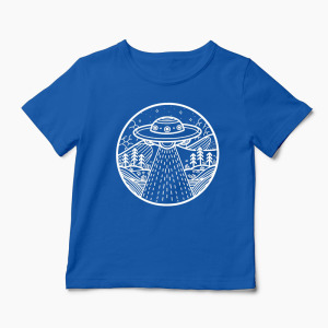 Tricou Extraterestru Ufo - Copii-Albastru Regal